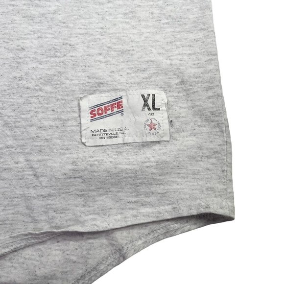 VTG 1992 A League Of Their Own Movie Cast Crew Baseball Jersey Shirt Peaches- XL - Picture 3 of 11